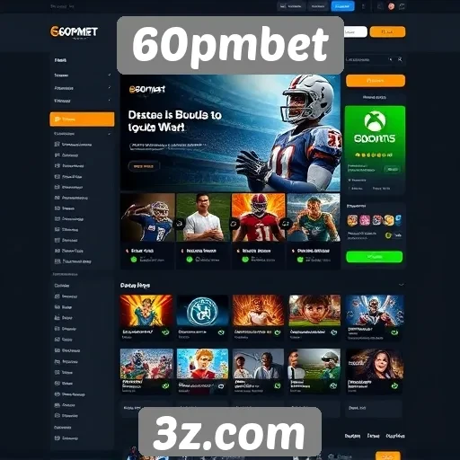 Experiência de usabilidade no site 60pmbet